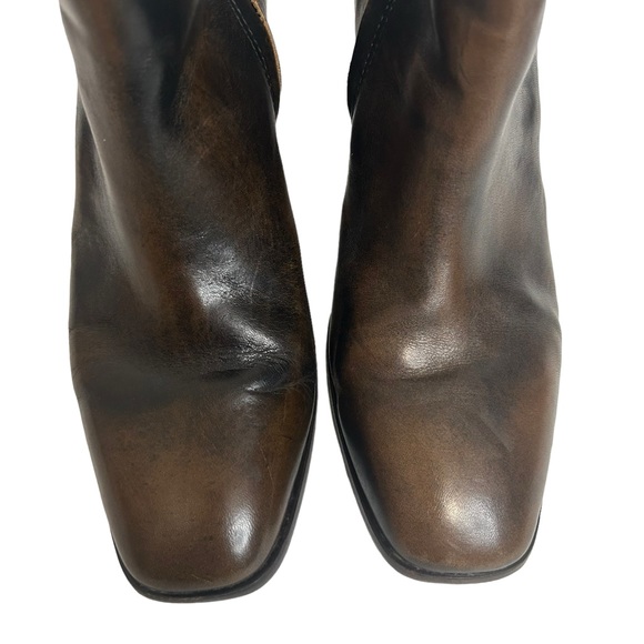 Frye Georgia Ankle Bootie Boot Sz 9.5 Bronze - Picture 5 of 13